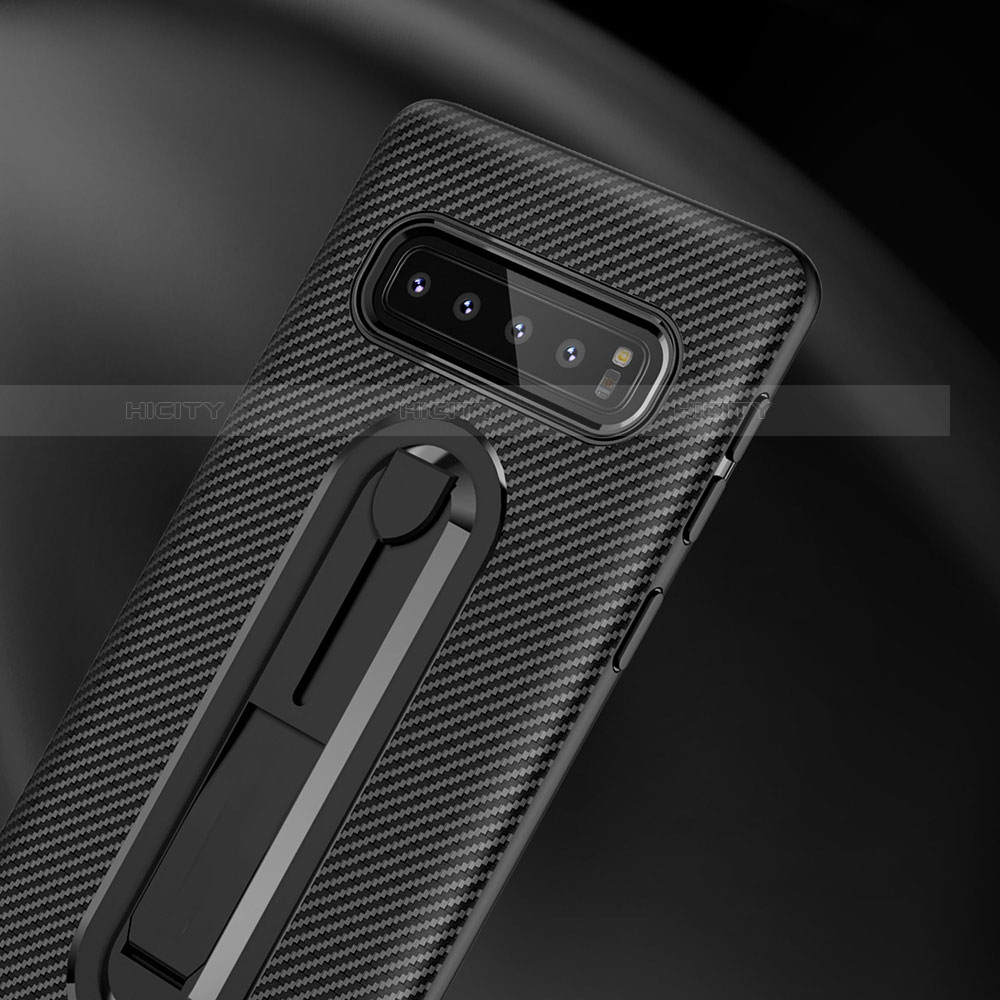 Custodia Silicone Ultra Sottile Morbida Cover con Supporto per Samsung Galaxy S10 5G