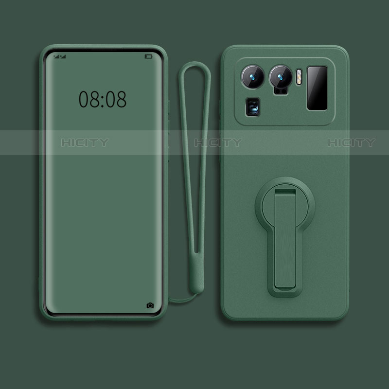 Custodia Silicone Ultra Sottile Morbida Cover con Supporto per Xiaomi Mi 11 Ultra 5G