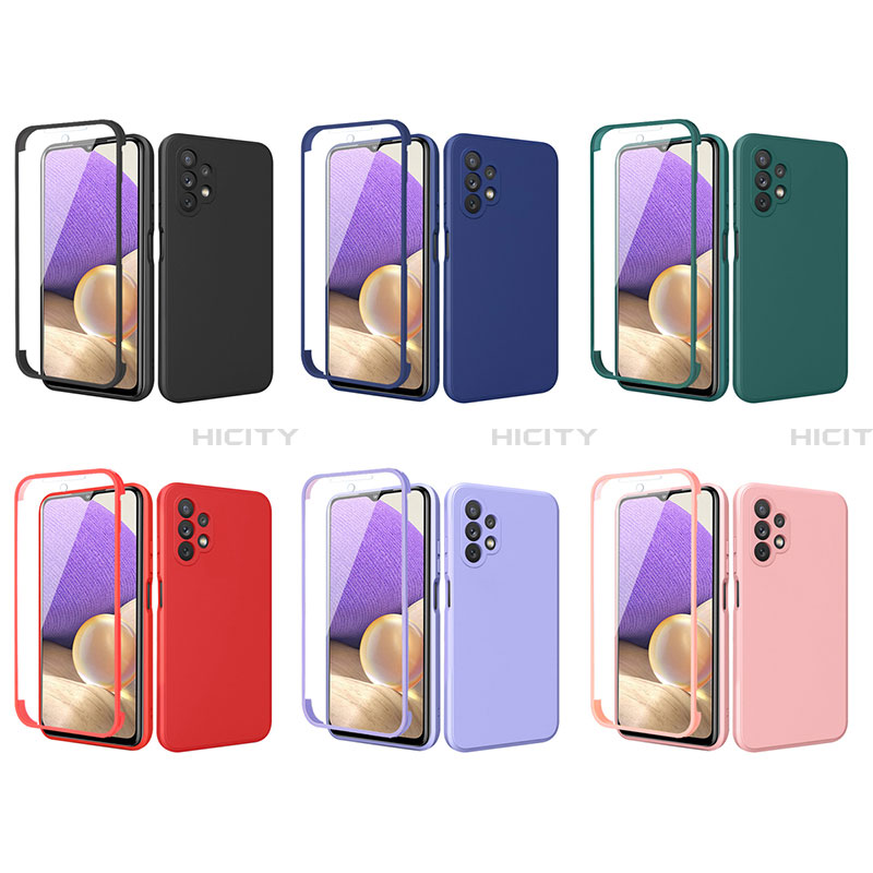 Custodia Silicone Ultra Sottile Morbida Cover Fronte e Retro 360 Gradi MJ1 per Samsung Galaxy A32 5G