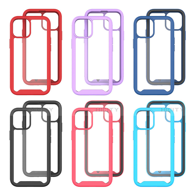 Custodia Silicone Ultra Sottile Morbida Cover Fronte e Retro 360 Gradi per Apple iPhone 14 Plus