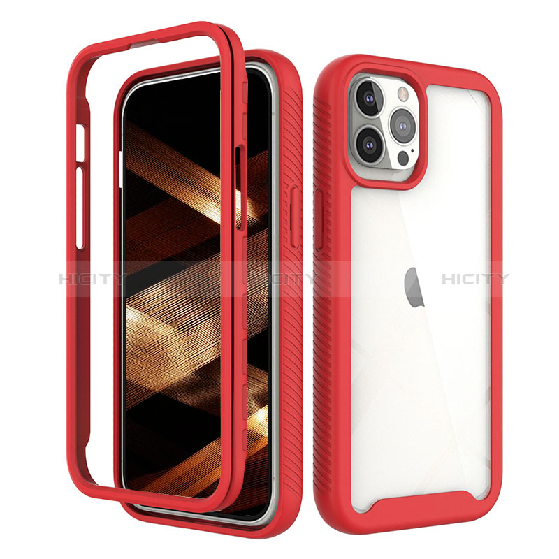 Custodia Silicone Ultra Sottile Morbida Cover Fronte e Retro 360 Gradi per Apple iPhone 14 Pro Max