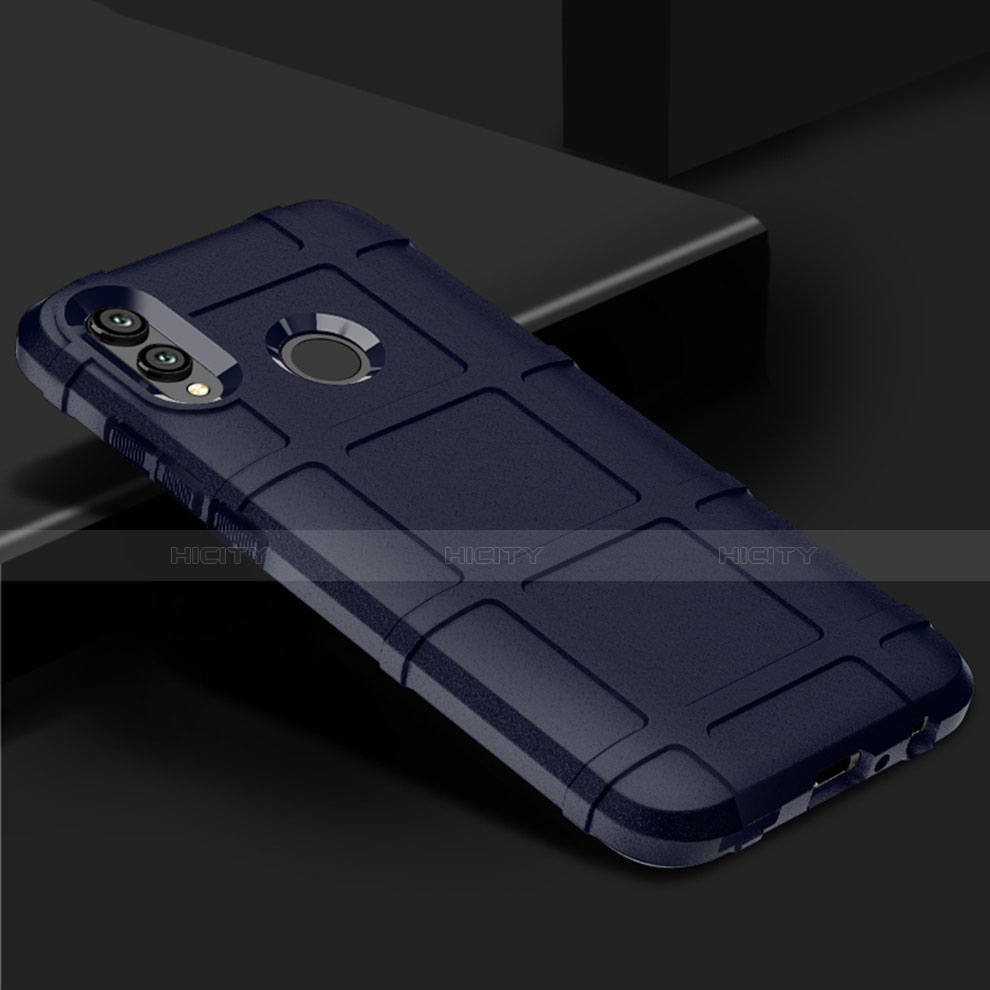 Custodia Silicone Ultra Sottile Morbida Cover Fronte e Retro 360 Gradi per Huawei P Smart (2019) Blu