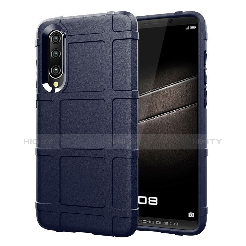 Custodia Silicone Ultra Sottile Morbida Cover Fronte e Retro 360 Gradi per Huawei P30 Blu