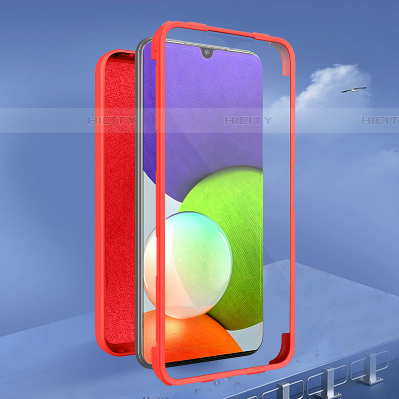 Custodia Silicone Ultra Sottile Morbida Cover Fronte e Retro 360 Gradi per Samsung Galaxy F42 5G