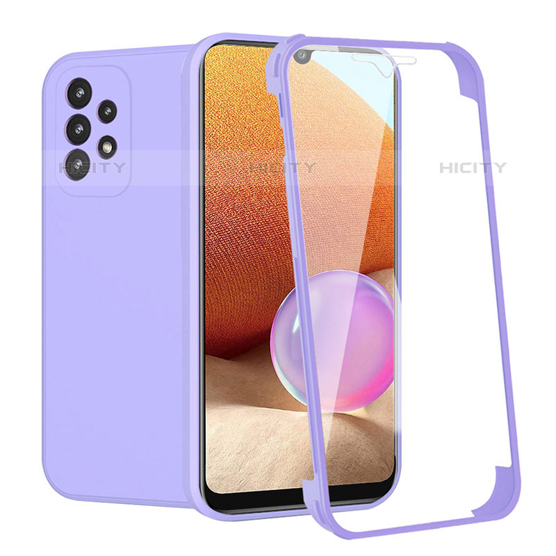 Custodia Silicone Ultra Sottile Morbida Cover Fronte e Retro 360 Gradi per Samsung Galaxy M32 5G