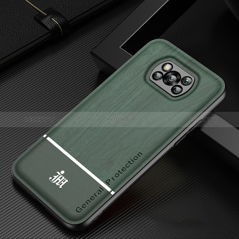 Custodia Silicone Ultra Sottile Morbida Cover JM1 per Xiaomi Poco X3 NFC Verde