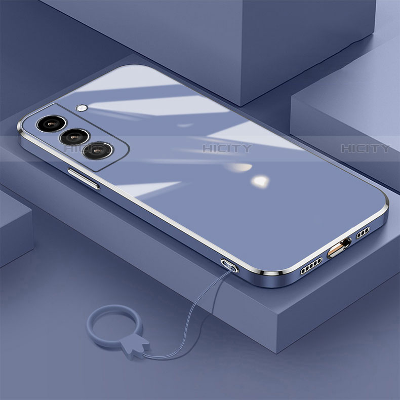 Custodia Silicone Ultra Sottile Morbida Cover M01 per Samsung Galaxy S21 FE 5G Blu