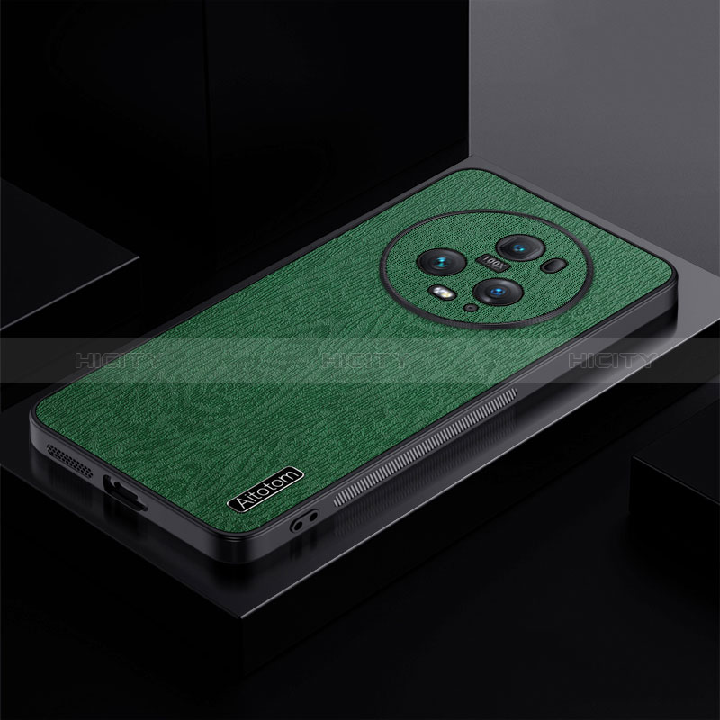 Custodia Silicone Ultra Sottile Morbida Cover PB1 per Huawei Honor Magic5 Pro 5G Verde