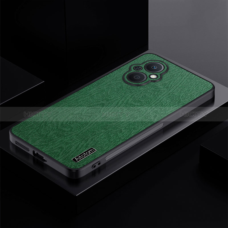 Custodia Silicone Ultra Sottile Morbida Cover PB1 per Oppo A96 5G Verde