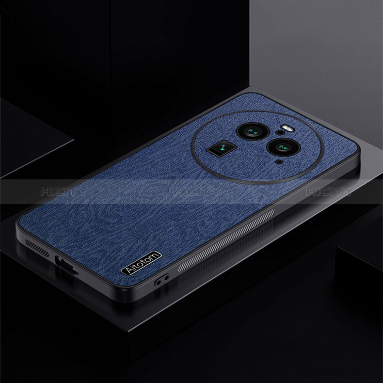 Custodia Silicone Ultra Sottile Morbida Cover PB1 per Oppo Find X6 5G Blu
