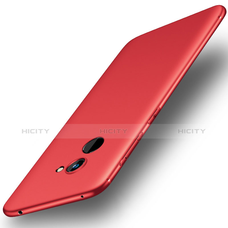Custodia Silicone Ultra Sottile Morbida Cover S01 per Huawei Enjoy 7 Plus Rosso