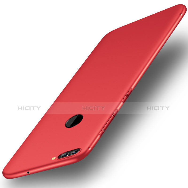 Custodia Silicone Ultra Sottile Morbida Cover S01 per Huawei Enjoy 7S Rosso