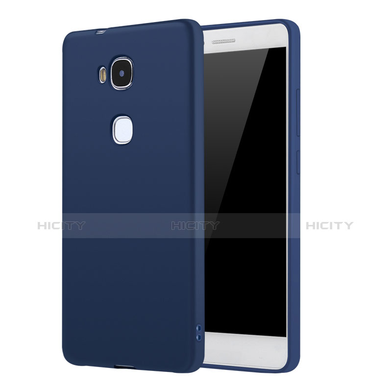 Custodia Silicone Ultra Sottile Morbida Cover S01 per Huawei GR5 Blu