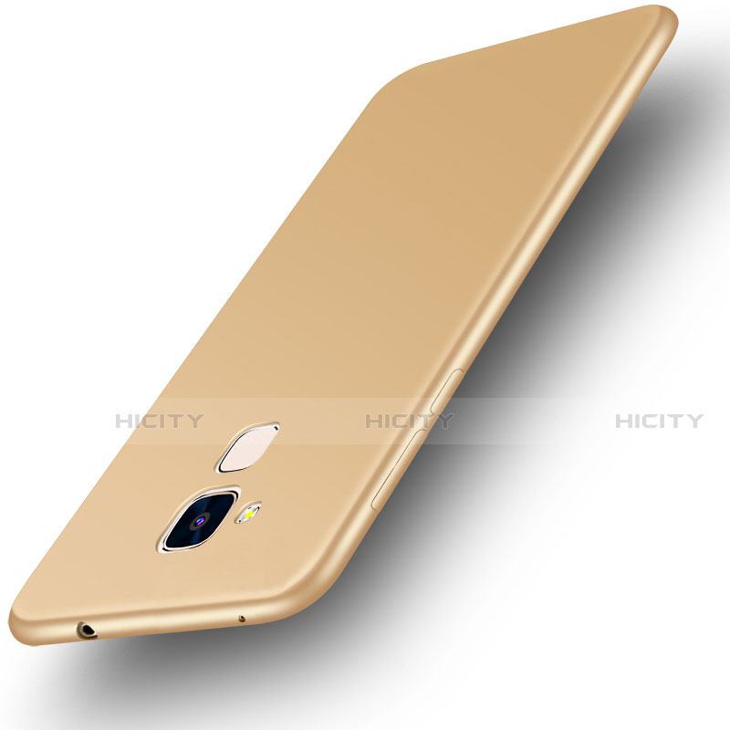 Custodia Silicone Ultra Sottile Morbida Cover S01 per Huawei Honor 5C Oro