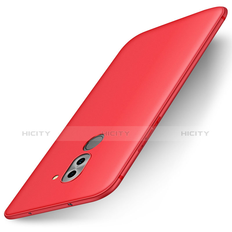 Custodia Silicone Ultra Sottile Morbida Cover S01 per Huawei Honor 6X Rosso