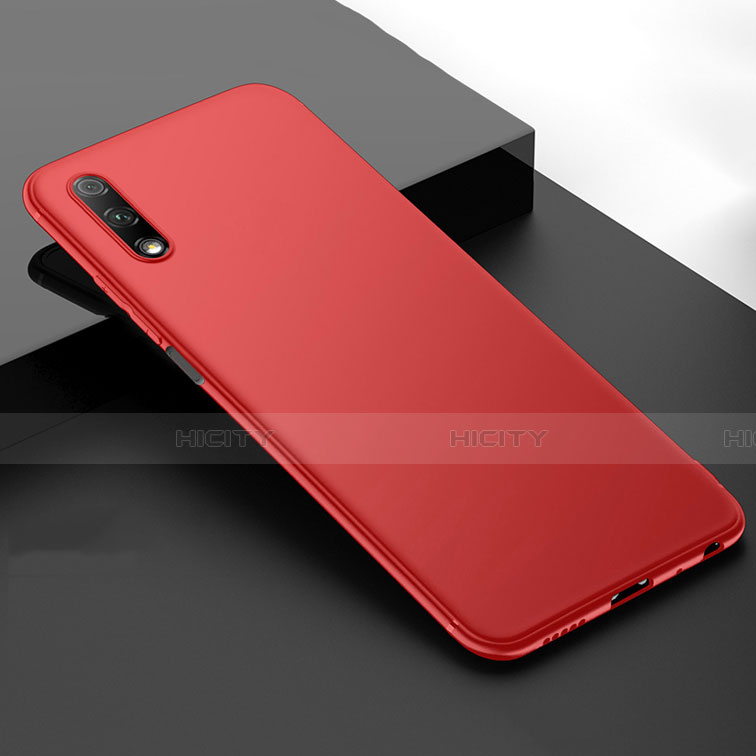 Custodia Silicone Ultra Sottile Morbida Cover S01 per Huawei Honor 9X Rosso