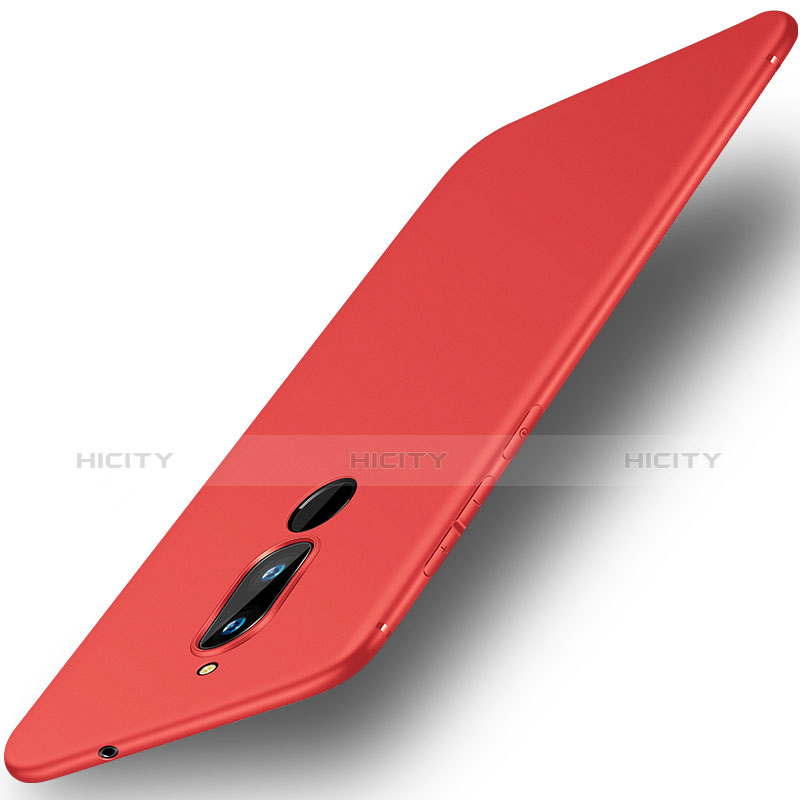 Custodia Silicone Ultra Sottile Morbida Cover S01 per Huawei Mate 10 Lite Rosso