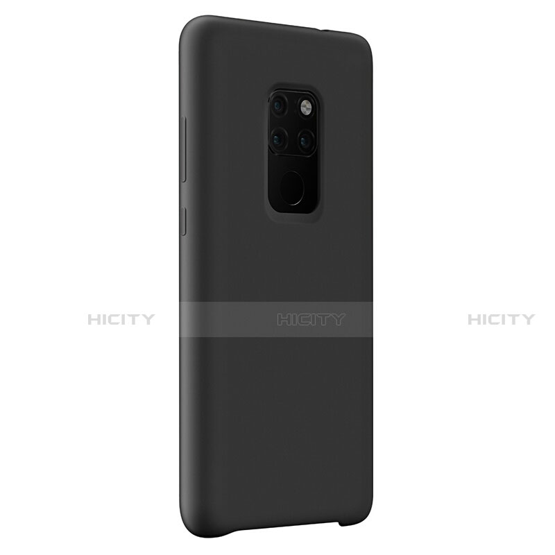 Custodia Silicone Ultra Sottile Morbida Cover S01 per Huawei Mate 20 Nero