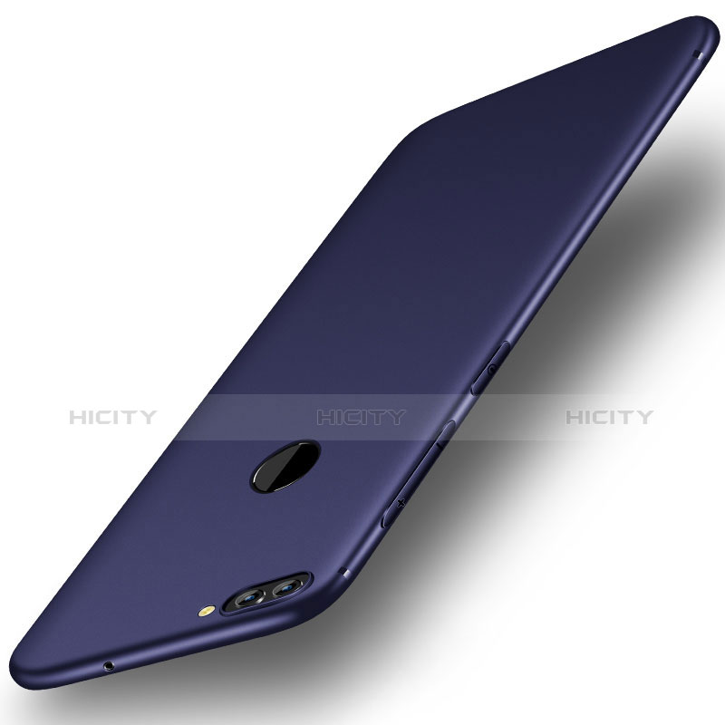 Custodia Silicone Ultra Sottile Morbida Cover S01 per Huawei P Smart Blu