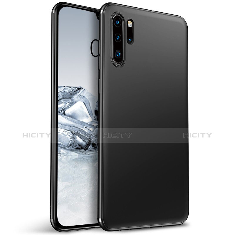 Custodia Silicone Ultra Sottile Morbida Cover S01 per Huawei P30 Pro Nero