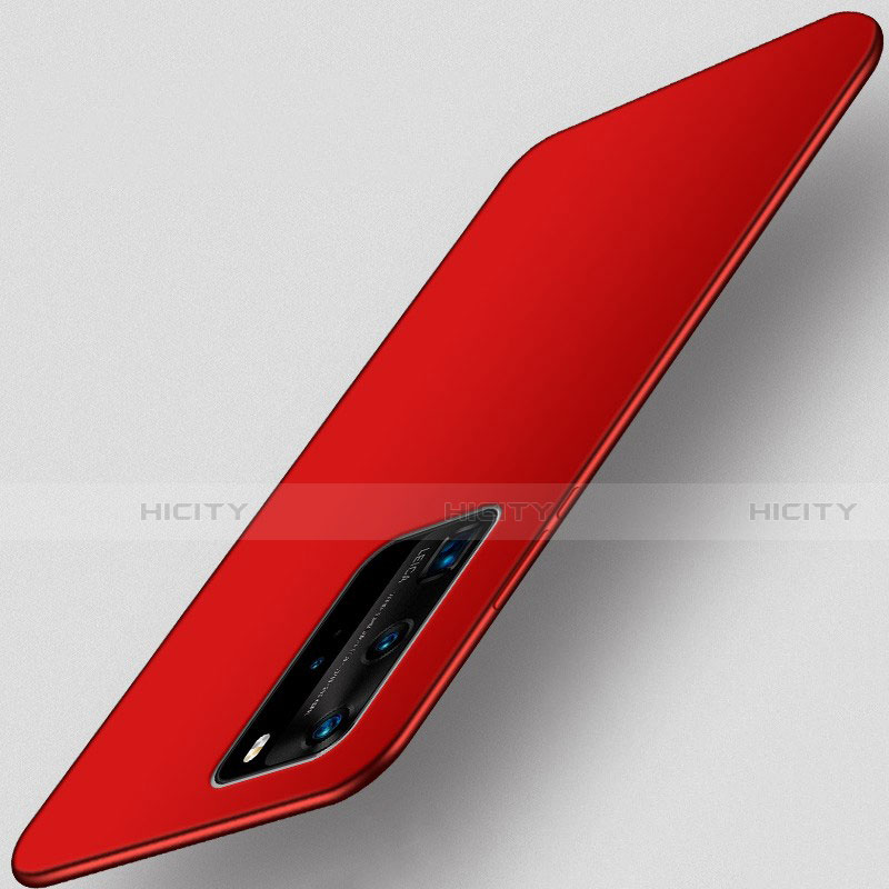 Custodia Silicone Ultra Sottile Morbida Cover S01 per Huawei P40 Pro Rosso