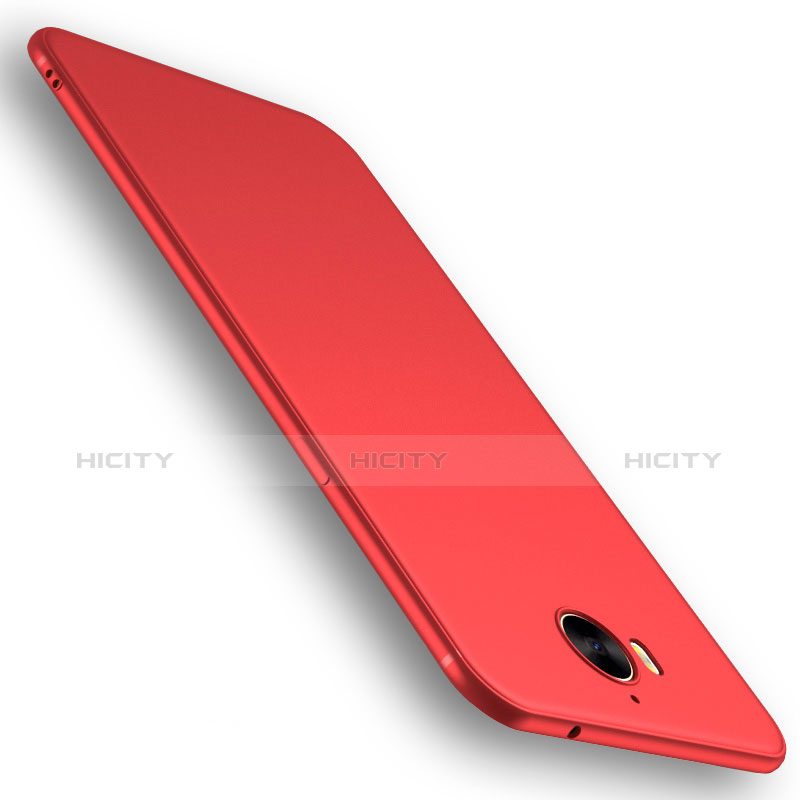 Custodia Silicone Ultra Sottile Morbida Cover S01 per Huawei Y5 III Y5 3 Rosso