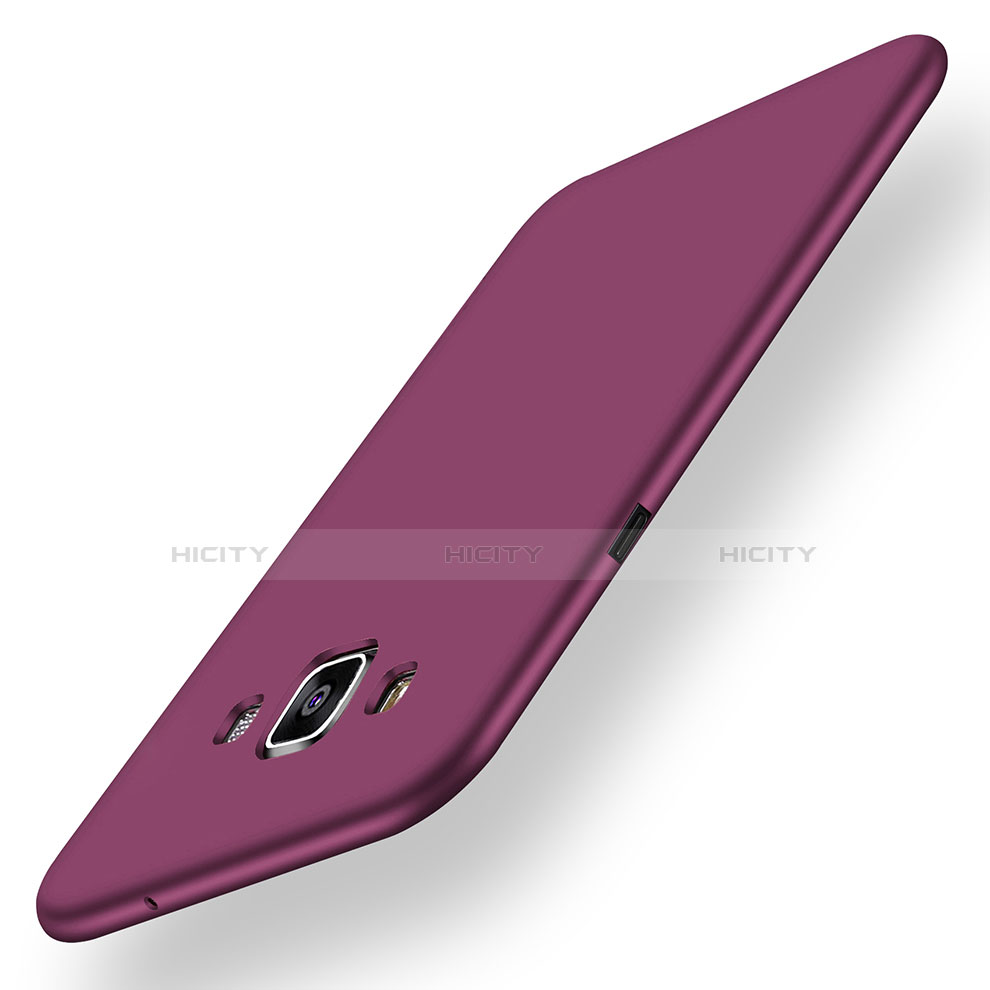 Custodia Silicone Ultra Sottile Morbida Cover S01 per Samsung Galaxy A5 SM-500F Viola