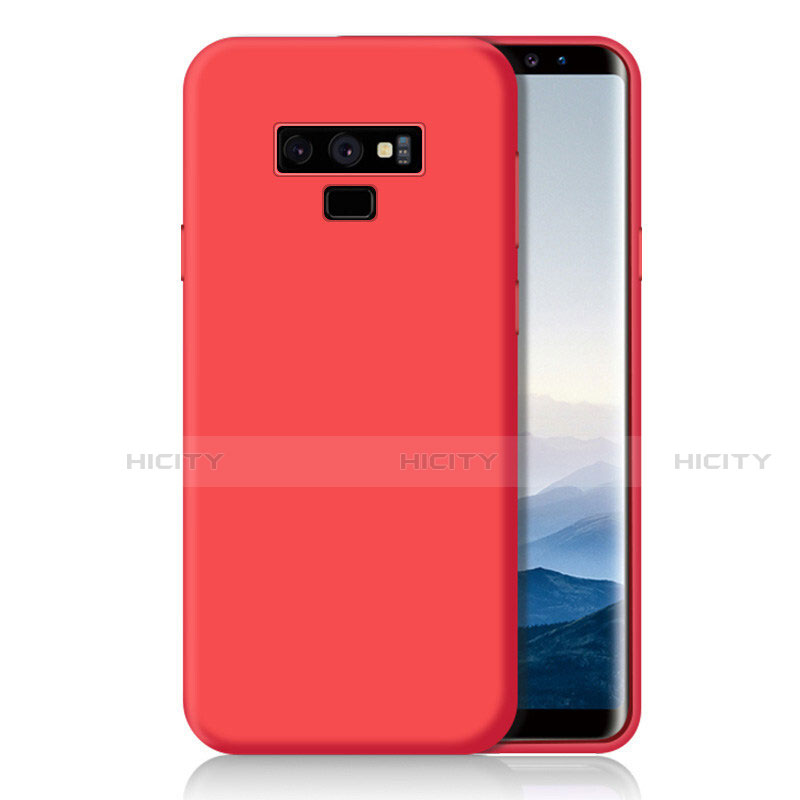 Custodia Silicone Ultra Sottile Morbida Cover S01 per Samsung Galaxy Note 9 Rosso