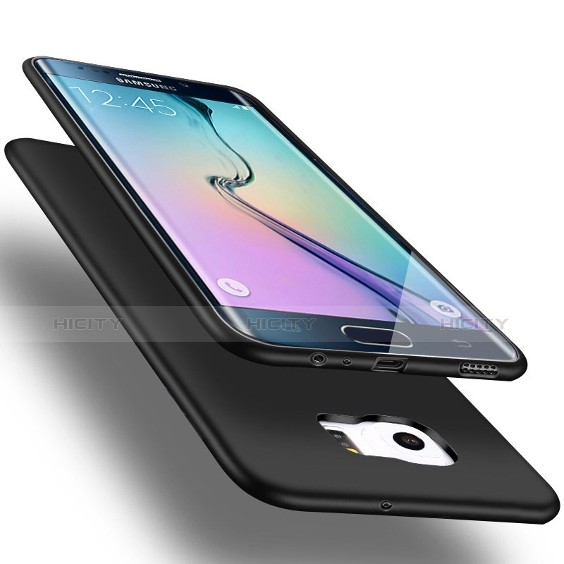 Custodia Silicone Ultra Sottile Morbida Cover S01 per Samsung Galaxy S6 Edge+ Plus SM-G928F