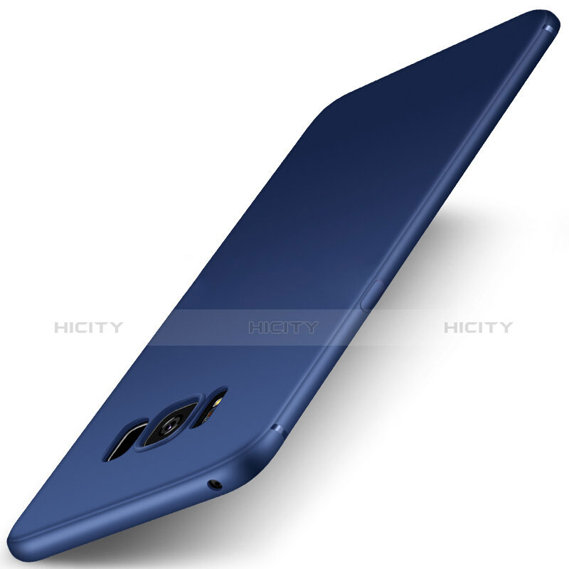 Custodia Silicone Ultra Sottile Morbida Cover S01 per Samsung Galaxy S8 Plus Blu