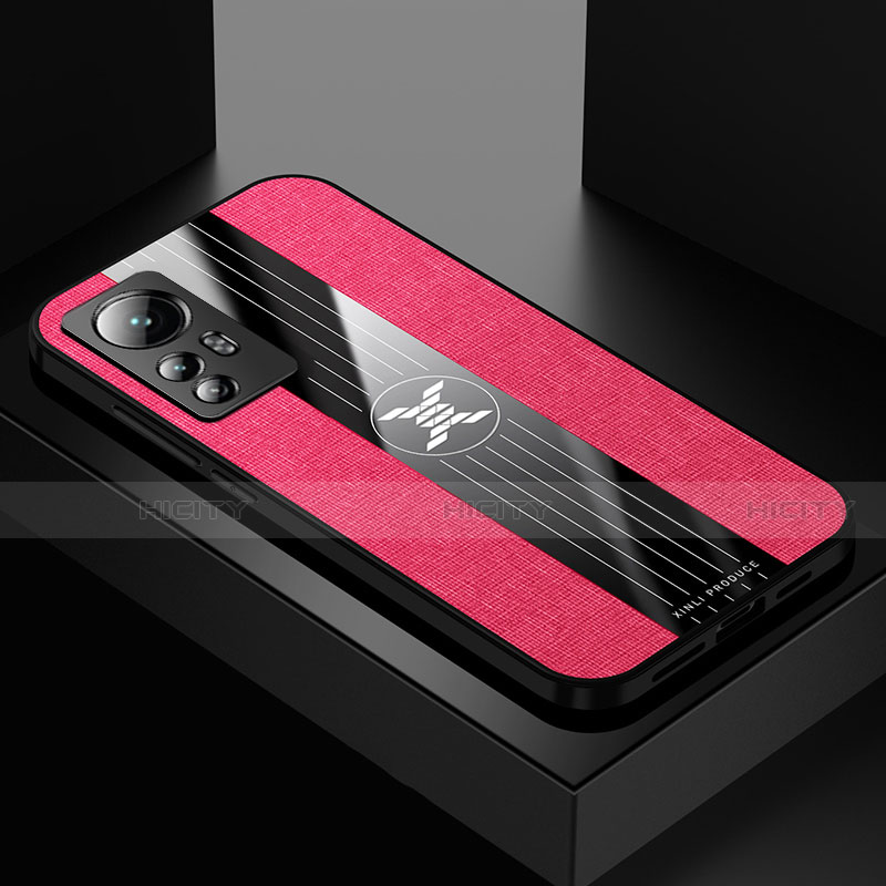 Custodia Silicone Ultra Sottile Morbida Cover S01 per Xiaomi Mi 12 5G Rosso