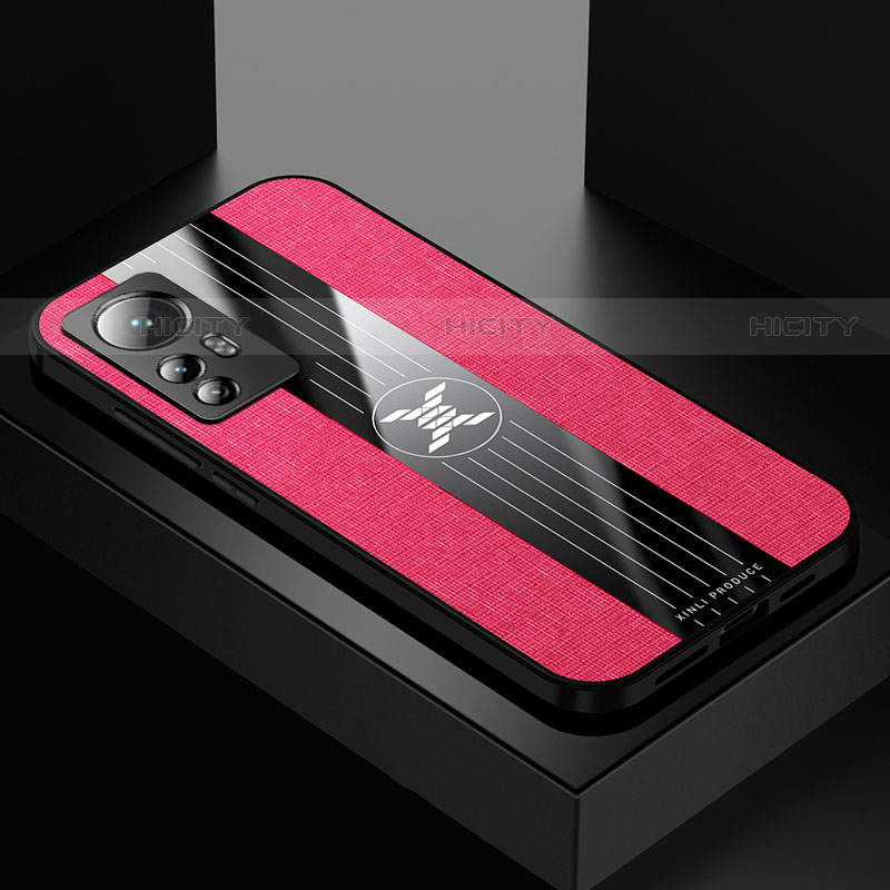 Custodia Silicone Ultra Sottile Morbida Cover S01 per Xiaomi Mi 12 Pro 5G Rosso