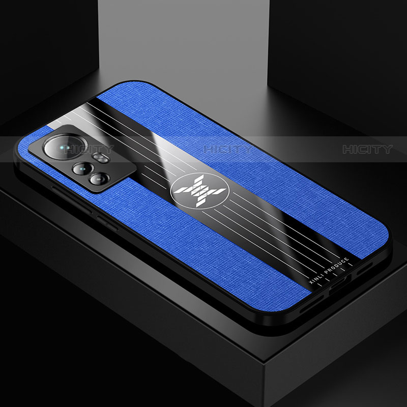 Custodia Silicone Ultra Sottile Morbida Cover S01 per Xiaomi Mi 12S 5G Blu