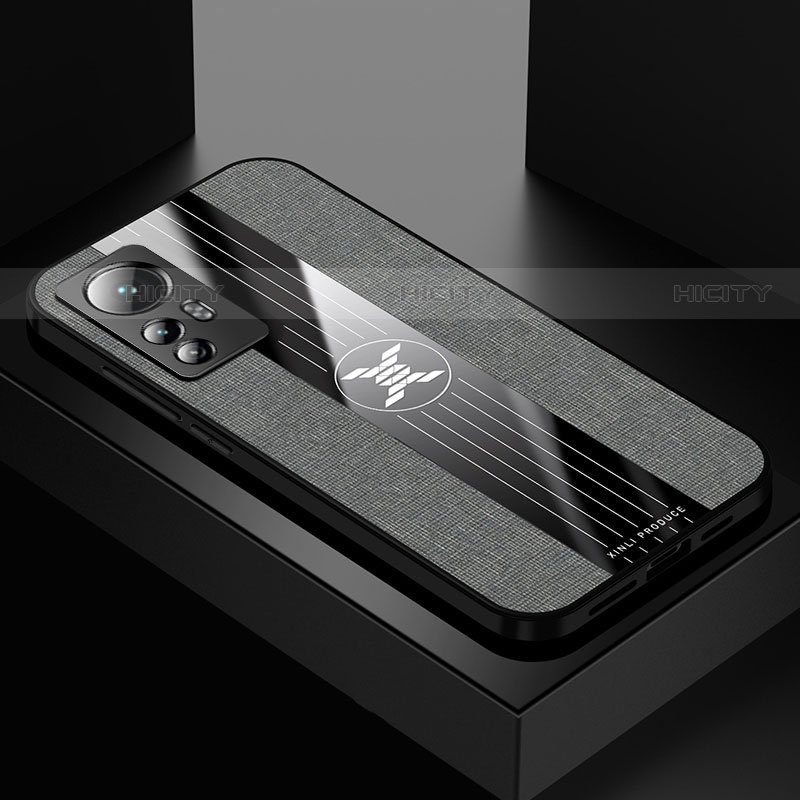 Custodia Silicone Ultra Sottile Morbida Cover S01 per Xiaomi Mi 12X 5G Grigio