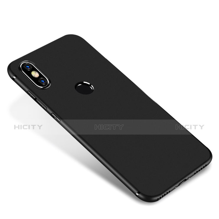 Custodia Silicone Ultra Sottile Morbida Cover S01 per Xiaomi Mi 6X Nero