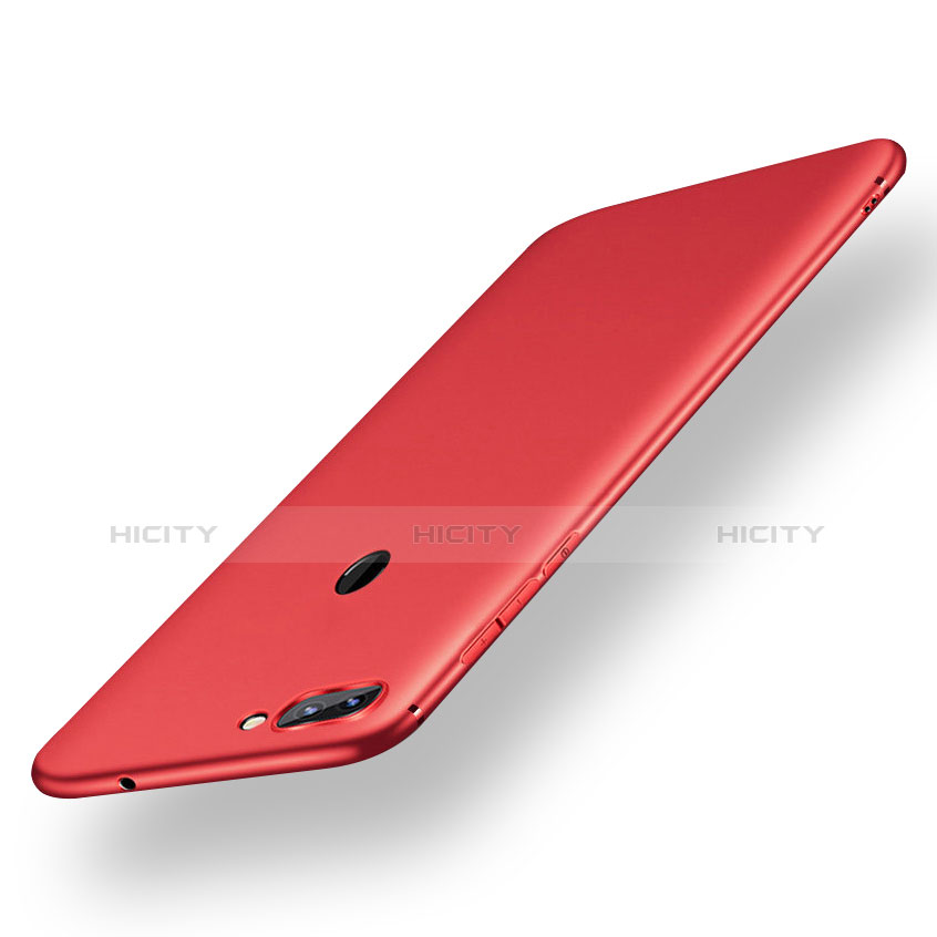 Custodia Silicone Ultra Sottile Morbida Cover S01 per Xiaomi Mi 8 Lite Rosso