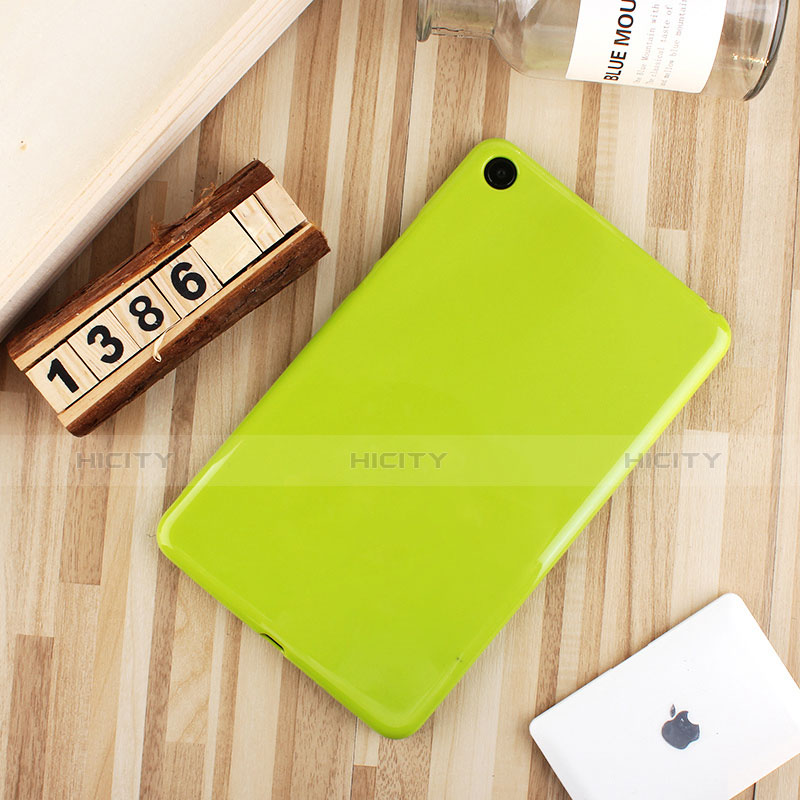 Custodia Silicone Ultra Sottile Morbida Cover S01 per Xiaomi Mi Pad 4 Verde