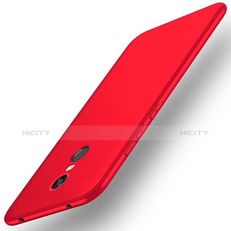 Custodia Silicone Ultra Sottile Morbida Cover S01 per Xiaomi Redmi 5 Plus Rosso
