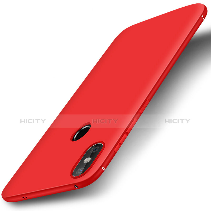 Custodia Silicone Ultra Sottile Morbida Cover S01 per Xiaomi Redmi 6 Pro Rosso
