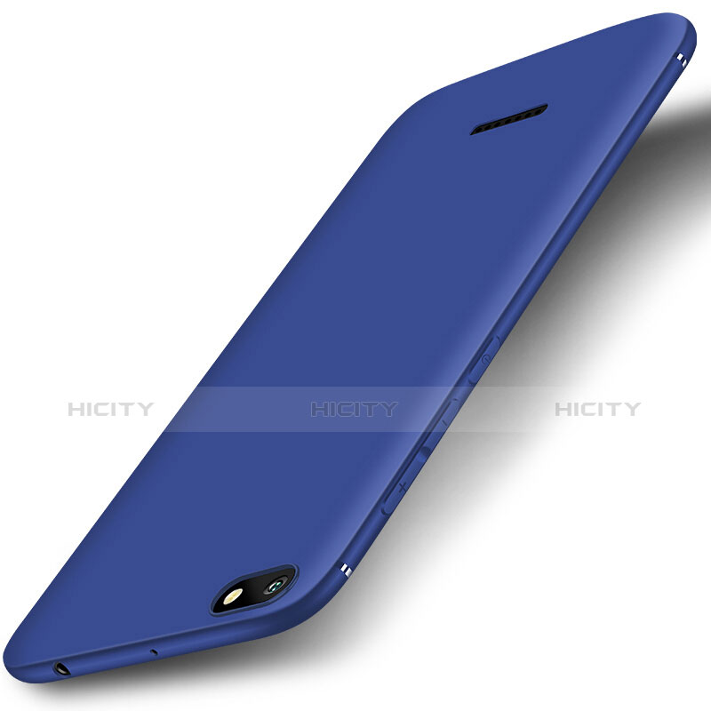 Custodia Silicone Ultra Sottile Morbida Cover S01 per Xiaomi Redmi 6A Blu