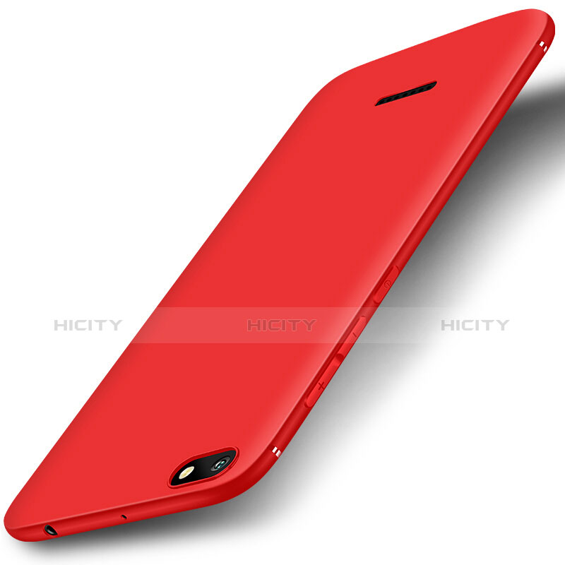 Custodia Silicone Ultra Sottile Morbida Cover S01 per Xiaomi Redmi 6A Rosso