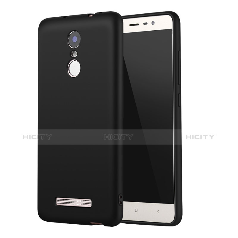 Custodia Silicone Ultra Sottile Morbida Cover S01 per Xiaomi Redmi Note 3 Pro Nero