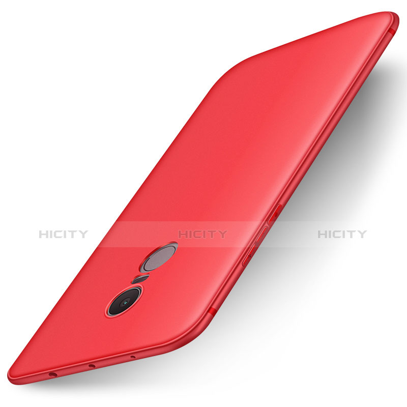 Custodia Silicone Ultra Sottile Morbida Cover S01 per Xiaomi Redmi Note 4 Rosso