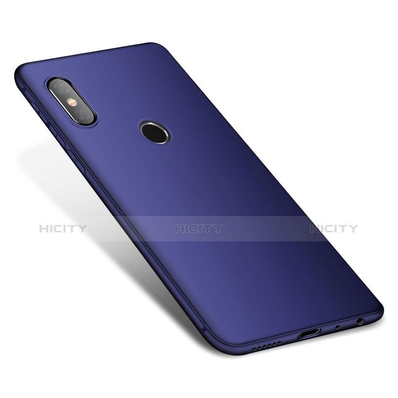 Custodia Silicone Ultra Sottile Morbida Cover S01 per Xiaomi Redmi Note 5 AI Dual Camera Blu