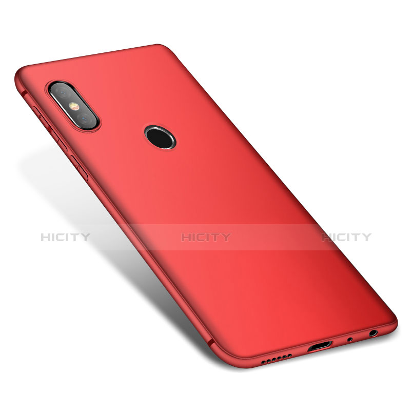 Custodia Silicone Ultra Sottile Morbida Cover S01 per Xiaomi Redmi Note 5 Rosso