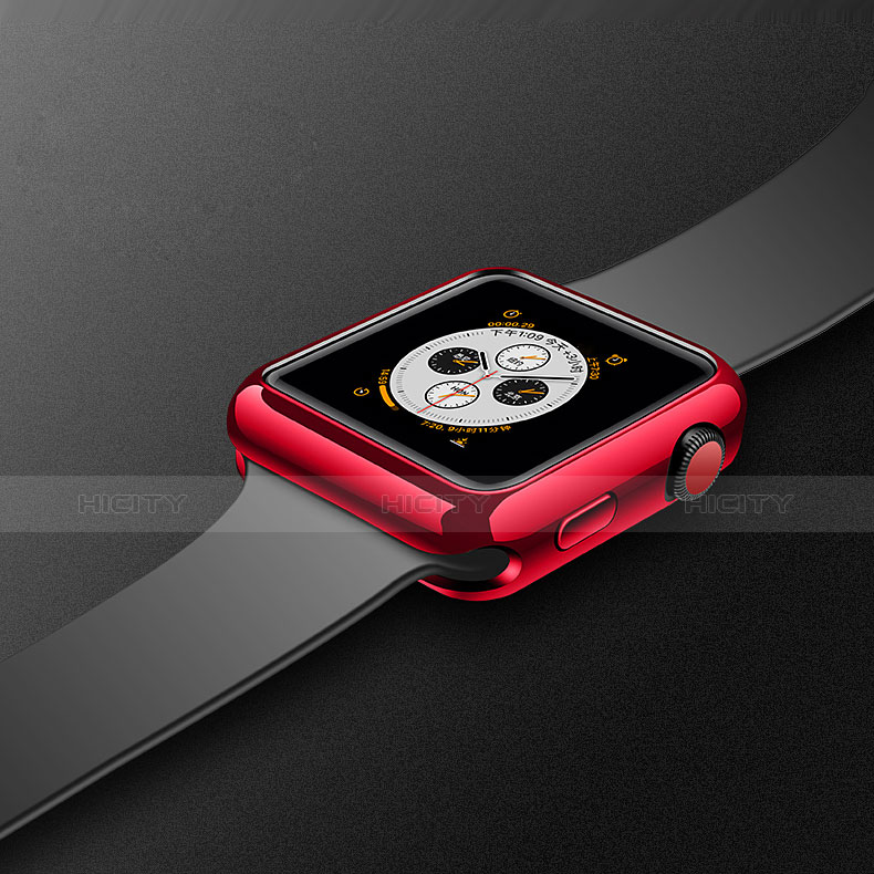 Custodia Silicone Ultra Sottile Morbida Cover S02 per Apple iWatch 4 40mm Rosso