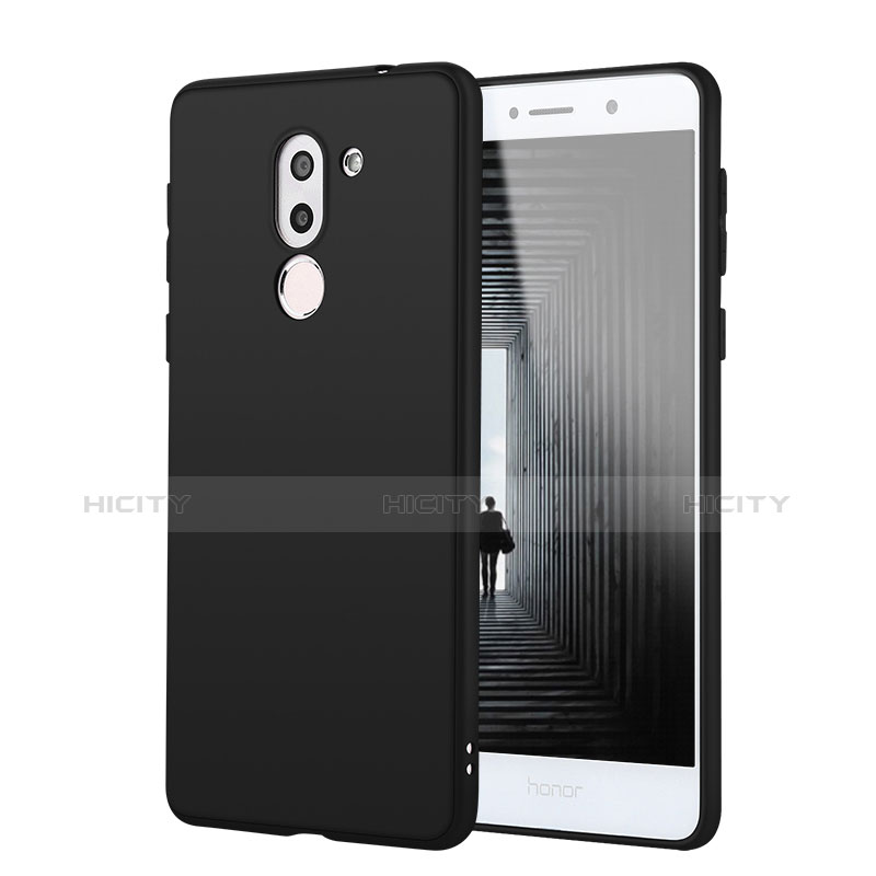 Custodia Silicone Ultra Sottile Morbida Cover S02 per Huawei GR5 (2017) Nero