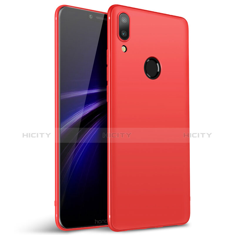 Custodia Silicone Ultra Sottile Morbida Cover S02 per Huawei Honor Play Rosso