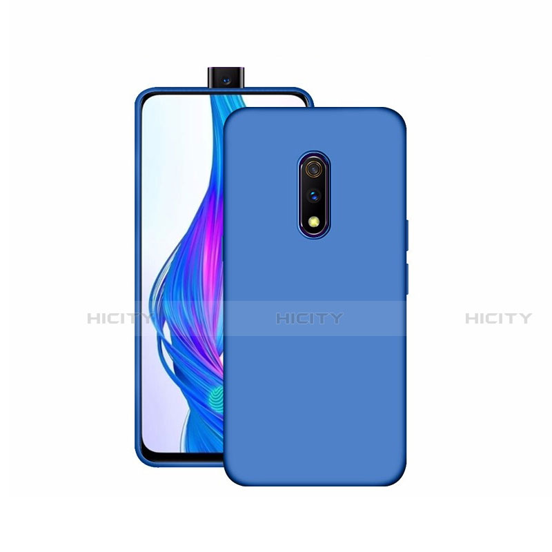 Custodia Silicone Ultra Sottile Morbida Cover S02 per Oppo K3 Blu