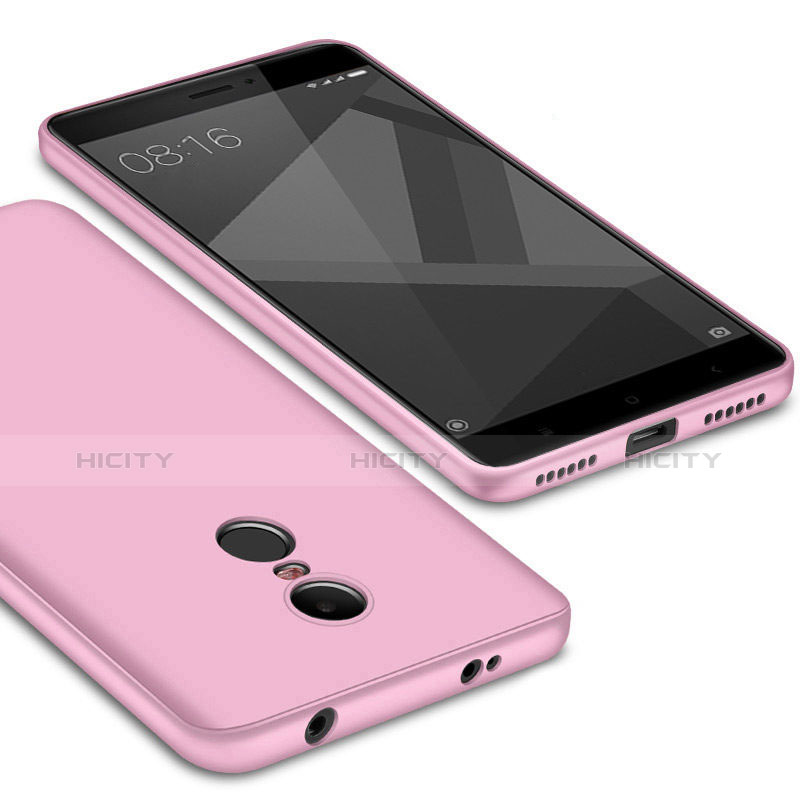 Custodia Silicone Ultra Sottile Morbida Cover S02 per Xiaomi Redmi Note 4X Rosa